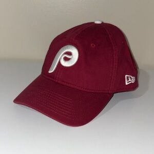 New Era Retro Phillies Baseball Cap with White Logo